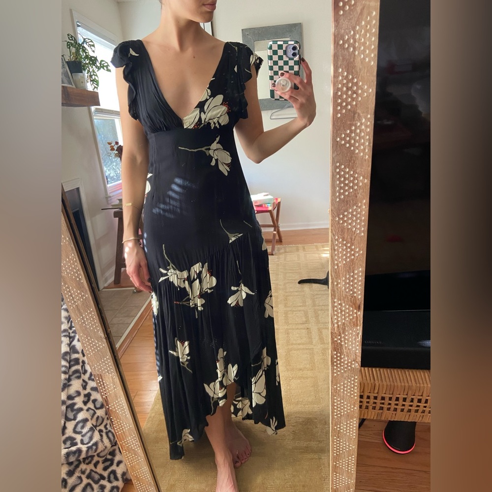 Black maxi dress